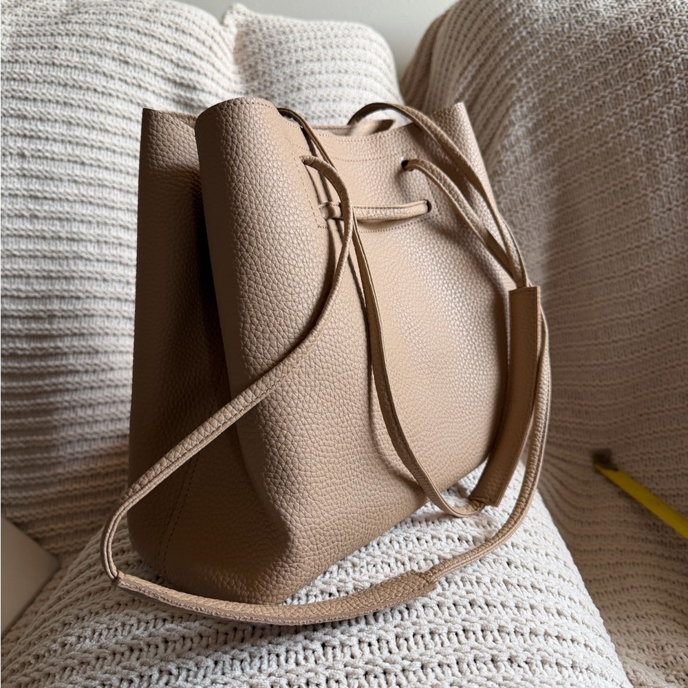 8 Other Reasons Tan Tote Bag With Dust Bag